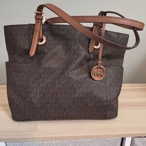Michael Kors Dark Brown Signature Tote